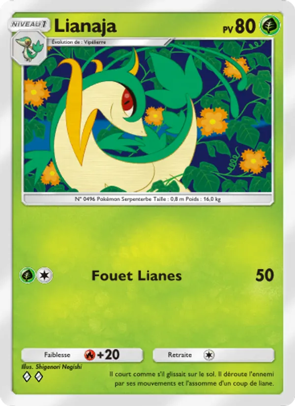 Carte Pokémon Lianaja 005/68 de l'extension L’Île Fabuleuse