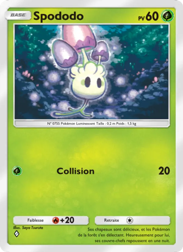 Carte Pokémon Spododo 007/68 de l'extension L’Île Fabuleuse