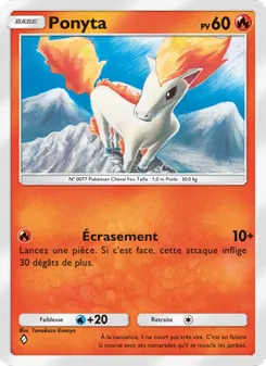 Carte Pokémon Ponyta 010