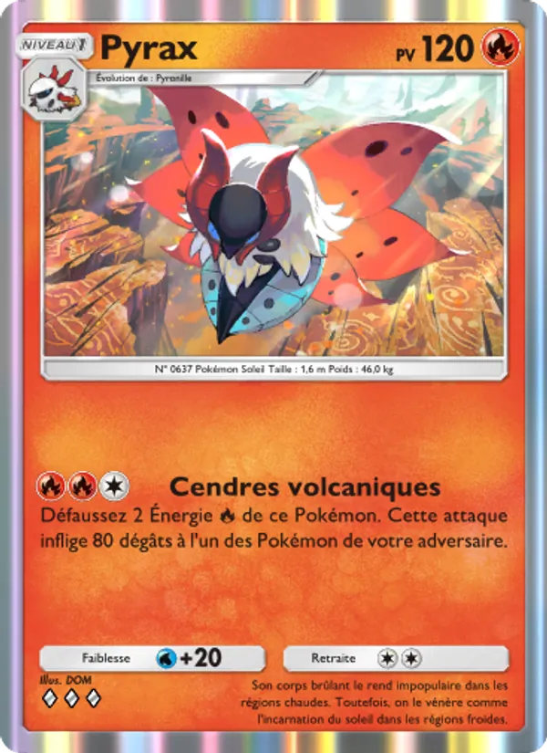 Carte Pokémon Pyrax 014/68 de l'extension L’Île Fabuleuse