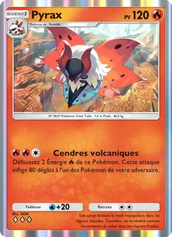 Carte Pokémon Pyrax 014