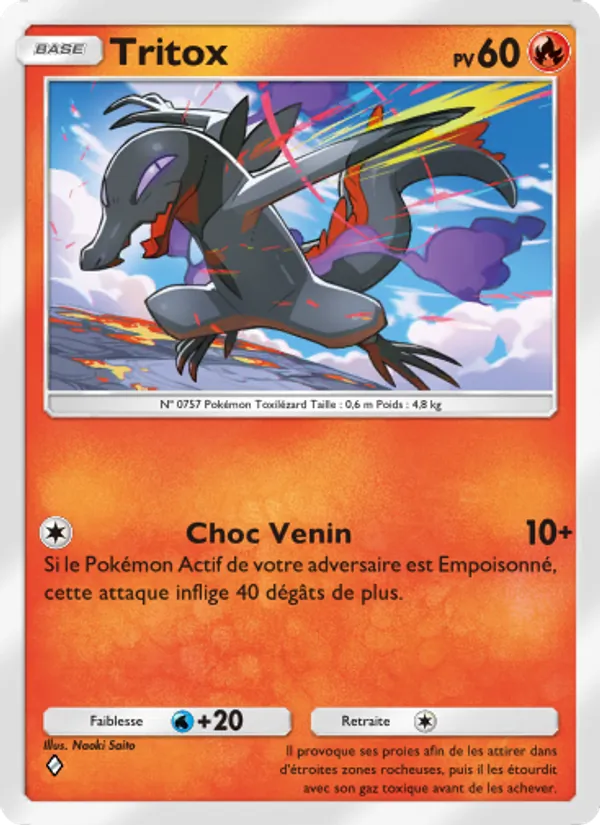 Carte Pokémon Tritox 015/68 de l'extension L’Île Fabuleuse
