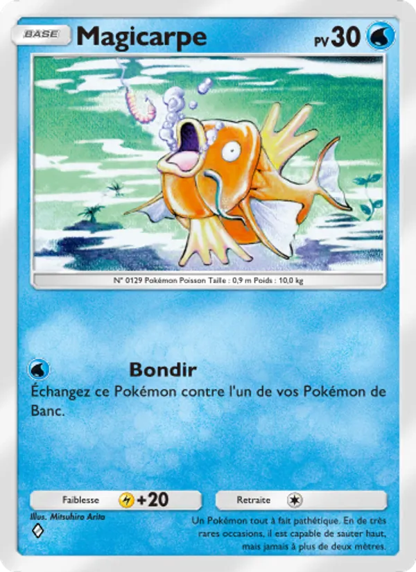 Carte Pokémon Magicarpe 017/68 de l'extension L’Île Fabuleuse