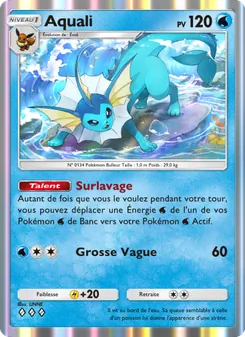 Carte Pokémon Aquali 019