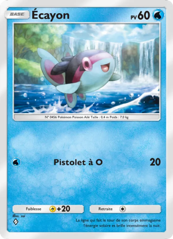 Carte Pokémon Écayon 020/68 de l'extension L’Île Fabuleuse