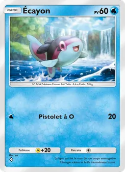 Carte Pokémon Écayon 020