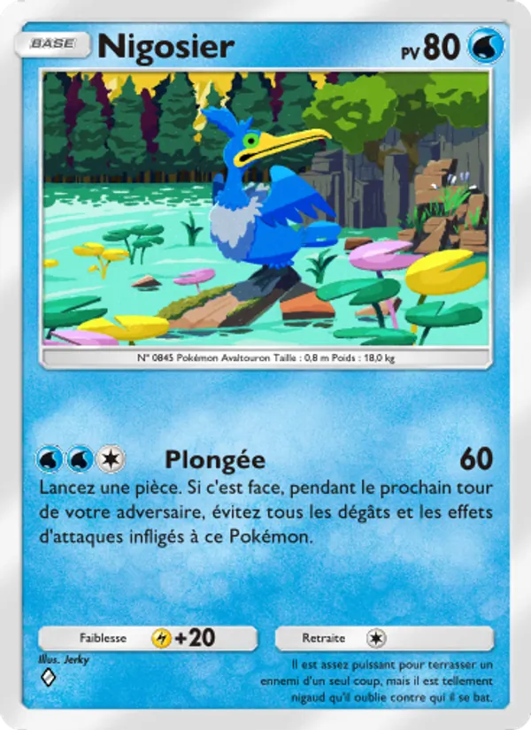 Carte Pokémon Nigosier 024/68 de l'extension L’Île Fabuleuse
