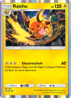 Carte Pokémon Raichu 026