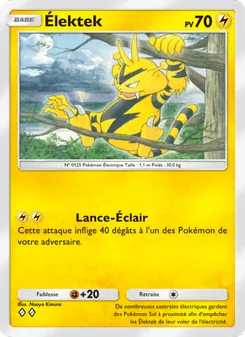Carte Pokémon Élektek 027