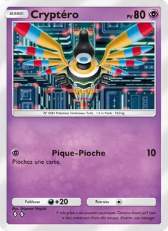 Carte Pokémon Cryptéro 033
