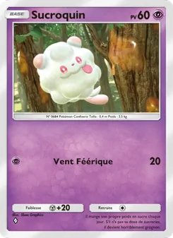 Carte Pokémon Sucroquin 039