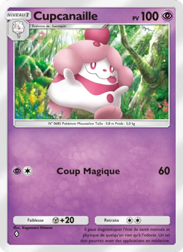 Carte Pokémon Cupcanaille 040/68 de l'extension L’Île Fabuleuse