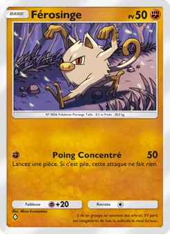 Carte Pokémon Férosinge 041