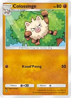 Carte Pokémon Colossinge 042