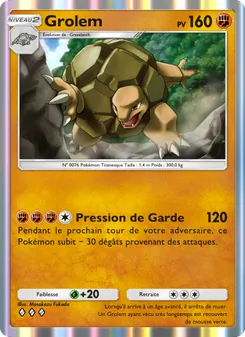 Carte Pokémon Grolem 045