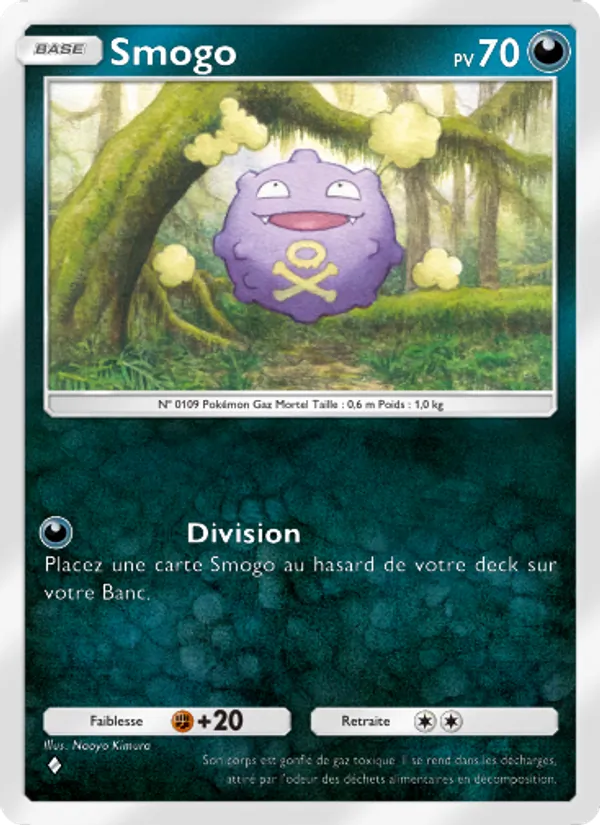 Carte Pokémon Smogo 049/68 de l'extension L’Île Fabuleuse