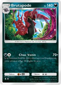 Carte Pokémon Brutapode 055