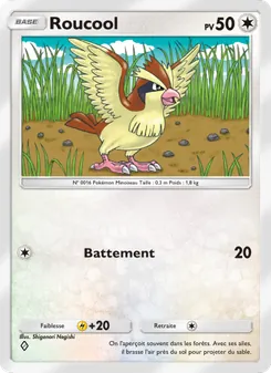 Carte Pokémon Roucool 057