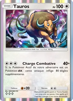 Carte Pokémon Tauros 060