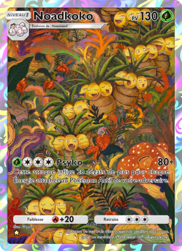 Carte Pokémon Noadkoko 069/68 de l'extension L’Île Fabuleuse