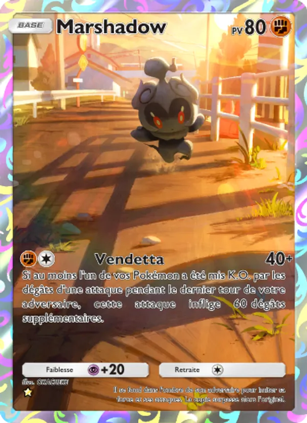 Carte Pokémon Marshadow 074/68 de l'extension L’Île Fabuleuse