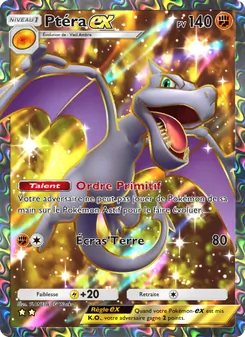 Carte Pokémon Ptéra-ex 078