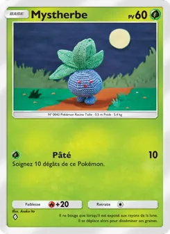 Carte Pokémon Mystherbe 001 — Choc Spatio-Temporel