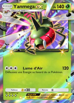 Carte Pokémon Yanmega-ex 007 — Choc Spatio-Temporel