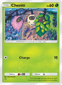 Carte Pokémon Cheniti 015 — Choc Spatio-Temporel