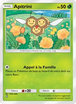 Carte Pokémon Apitrini 017 — Choc Spatio-Temporel