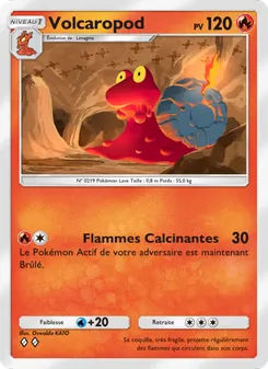 Carte Pokémon Volcaropod 026 — Choc Spatio-Temporel