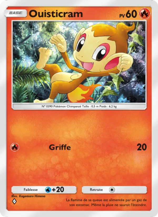 Carte Pokémon Ouisticram 027/140 de l'extension Choc Spatio-Temporel