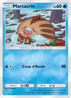 Carte Pokémon Marcacrin 031 — Choc Spatio-Temporel