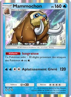 Carte Pokémon Mammochon 033 — Choc Spatio-Temporel