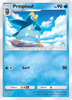 Carte Pokémon Prinplouf 036 — Choc Spatio-Temporel