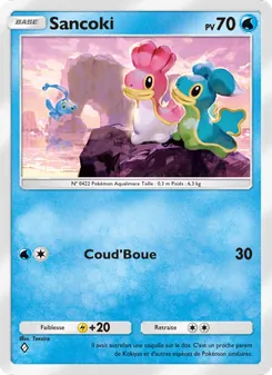 Carte Pokémon Sancoki 040 — Choc Spatio-Temporel