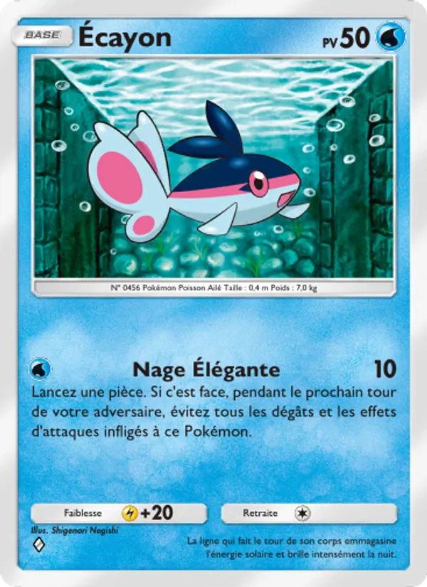Carte Pokémon Écayon 042/140 de l'extension Choc Spatio-Temporel