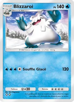 Carte Pokémon Blizzaroi 045 — Choc Spatio-Temporel