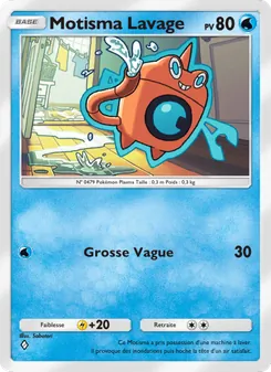 Carte Pokémon Motisma Lavage 047 — Choc Spatio-Temporel