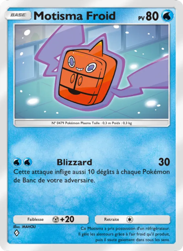 Carte Pokémon Motisma Froid 048/140 de l'extension Choc Spatio-Temporel