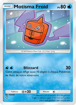 Carte Pokémon Motisma Froid 048 — Choc Spatio-Temporel