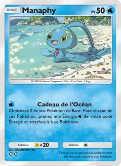 Carte Pokémon Manaphy 050 — Choc Spatio-Temporel