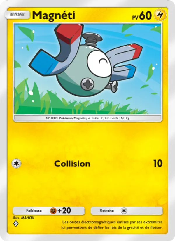Carte Pokémon Magnéti 051/140 de l'extension Choc Spatio-Temporel