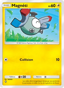 Carte Pokémon Magnéti 051 — Choc Spatio-Temporel