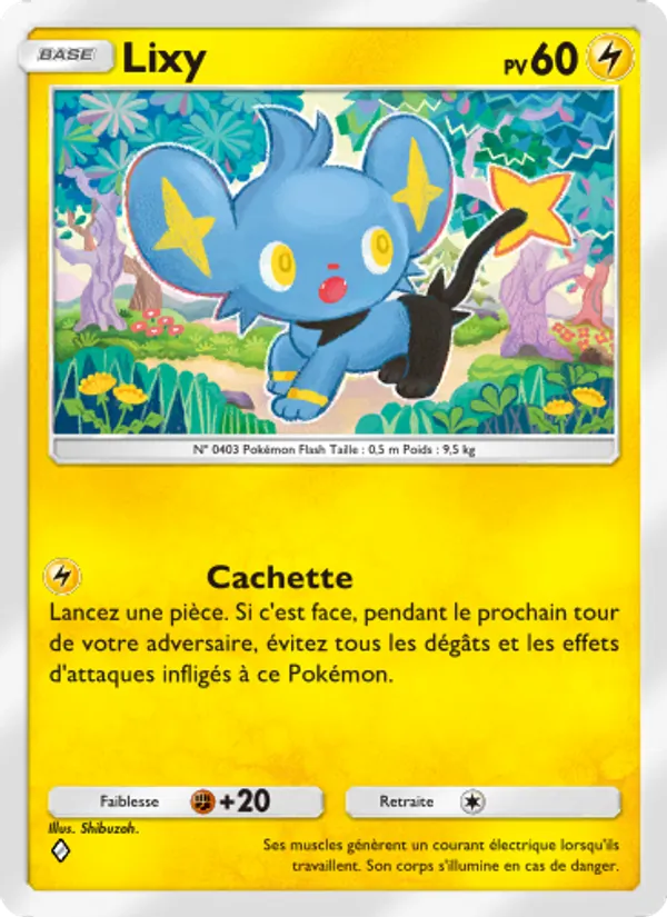 Carte Pokémon Lixy 058/140 de l'extension Choc Spatio-Temporel