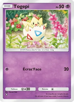 Carte Pokémon Togepi 063 — Choc Spatio-Temporel