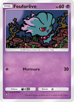 Carte Pokémon Feuforêve 066 — Choc Spatio-Temporel