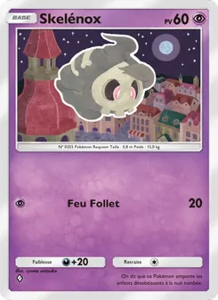Carte Pokémon Skelénox 070 — Choc Spatio-Temporel