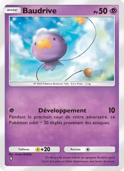 Carte Pokémon Baudrive 073 — Choc Spatio-Temporel