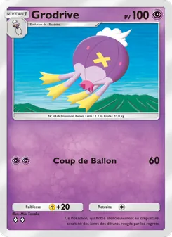 Carte Pokémon Grodrive 074 — Choc Spatio-Temporel